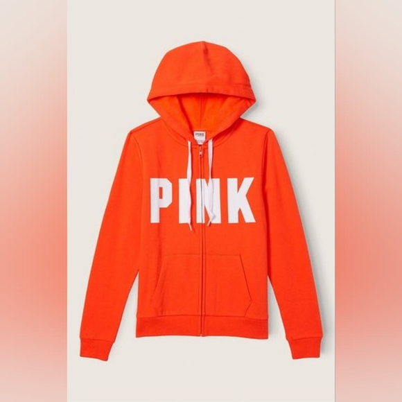 PINK Victoria's Secret Tops - Victoria’s Secret Pink Everyday Lounge Perfect FullZip Jacket